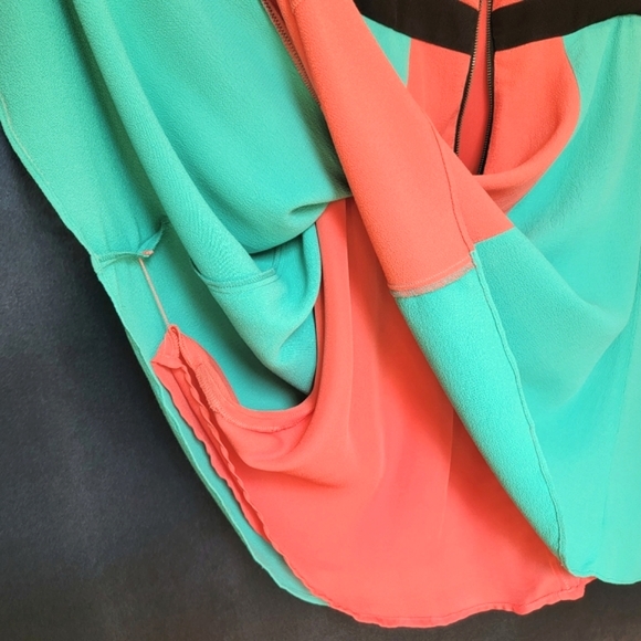 NWT Prabal Gurung for Target Color Block Short Sleeve Knee Length Dress size 10 - Picture 8 of 16